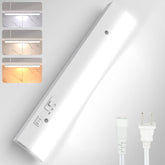 12-Zoll-LED-Arbeitsbeleuchtung unter dem Schrank für die Küche, steckbares Schranklicht, dimmbares Unterschranklicht, 3 Farben 3000 K/4000 K/5000 K